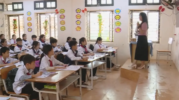 Tiếng Anh dần trở thành ngôn ngữ thứ hai trong trường học